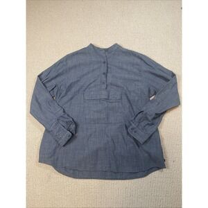 Mountain Hardwear Women's Large Long Sleeve Camp Oasis Shirt Blue